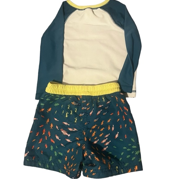 OLD NAVY Boys Rash Guard and Swim Set - Picture 7 of 11